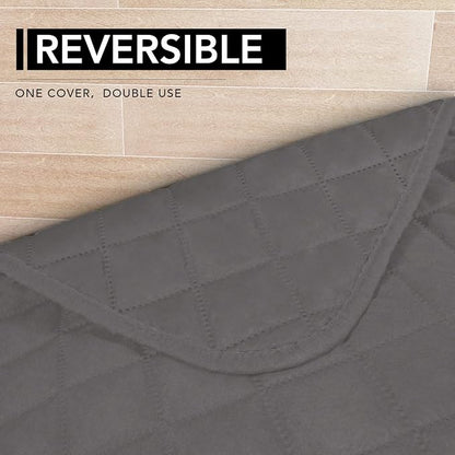 Easy-Going Sectional Couch Covers for Dogs L Shape Sofa Cover Reversible Sofa Slipcover Chaise Lounge Cover Furniture Protector Cover for Pets Dog Cat (42 x 52 inches, Gray/Gray) | Soft Sofa Slipcover For Dogs, Fits Left/Right Chaise Lounge Protector, ...