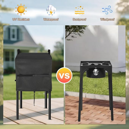 Stove Cover for VIVOHOME Single Burner, 16x16x16in