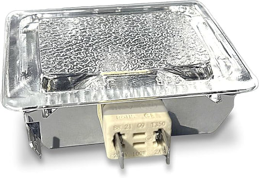J&V bedebur Oven Lighting Assembly with High Temperatur Materials for BBQ Grill, Microwave Light and Air Fryer Equipment Special Lighting, G9 Bulb (120V-25W-PLUG)