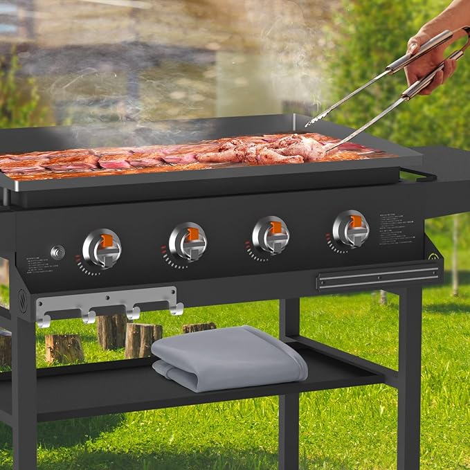 Silicone Griddle Mat Cover for Blackstone - 36 Inch True All-Encompassing Coverage Heavy Duty Food Grade Grill Buddy Mat, All Season Cooking Surface Protective Cover