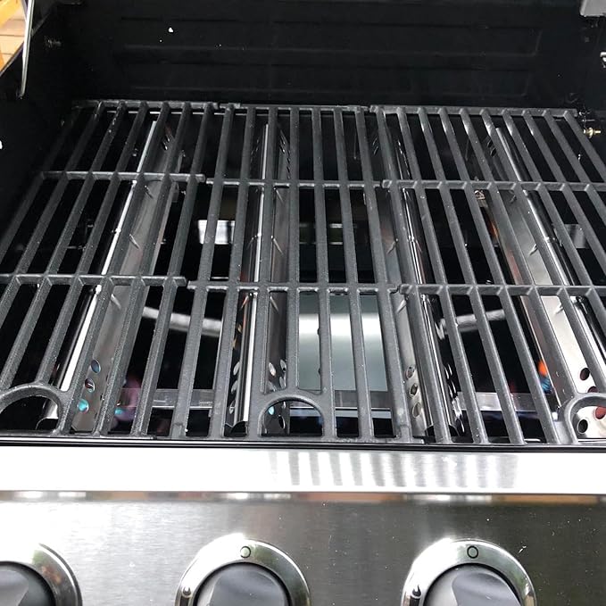 Grill Parts Kit for Charbroil Performance 5 Burner 463275717 463347518 463243519 463243518 463347519 G470-5200-W1 Grill Burner, Heat Plate Shield, Carryover Tube, Igniter Kit for Char-Broil Grill Part