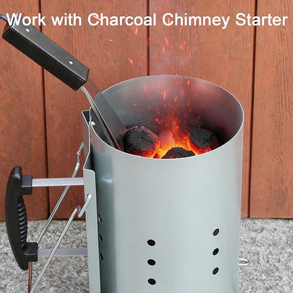 700W Electric Charcoal Starter Fire Lighter for BBQ Grill Smoker Fireplace, Firepit, Stove - Quickly Ignite Coals Briquettes Without Lighter Fluid or Matches - 3 Feet Power Cord