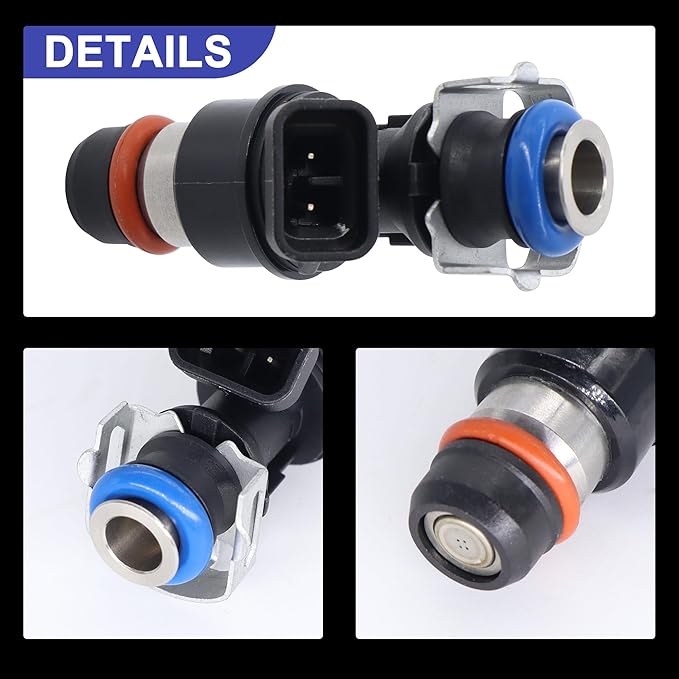 HiSport 17113553 Fuel Injector 1PC Compatible with Chevy GMC Buick Cadillac 4.8L 5.3L 6.0L V8 1999-2007 Repalce 17113698, 17114502, 8171136980, 25323974, 25317628