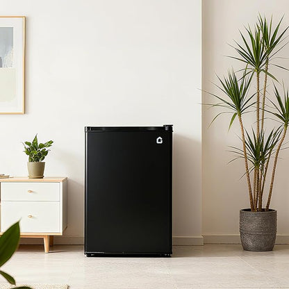 PioneerWorks 4.5 Cu. Ft. Compact Refrigerator | Single Door Mini Fridge with Energy-Efficient & Quiet Operation | for Dorm, Office, Bedroom, Kitchen, Bar Use with Adjustable Shelves