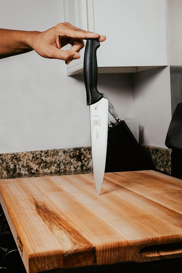 Mercer Culinary M22608 Millennia Black Handle, 8-Inch, Chef's Knife