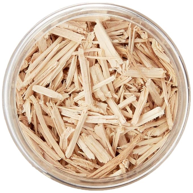 Outset Kiln-Dried Natural Hickory Wood Smoking Chips, 6 oz, Brown