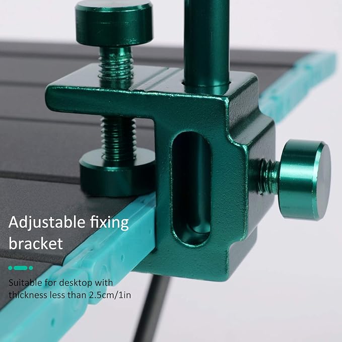 Outdoor Aluminum Alloy Lamp Holder Portable Folding Hanging Light Bracket for Camping Hiking BBQ Picnic Aluminum Alloy Material 33cm Foldable 91cm Extended