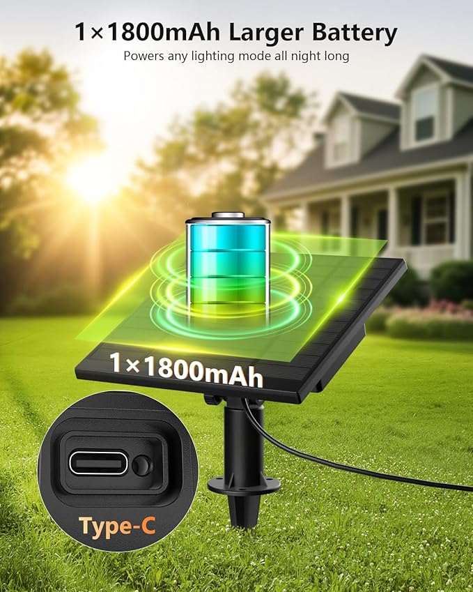 Brightown 37FT Solar String Lights Outdoor Waterproof with Remote & Timer, 10+1 LED Shatterproof Bulbs, USB/Solar Powered Dimmable Patio Lights for Garden Backyard Wedding Decor