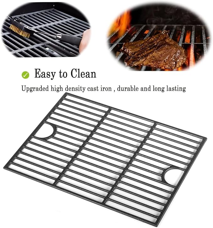 17inch Grill Grates for Nexgrill 4 Burner 720-0830H 720-0783E, 5 Burner 720-0888N 720-0888 720-0697, Charbroil 4 Burner 463241113 463449914, Kenmore 720-0670A Grids
