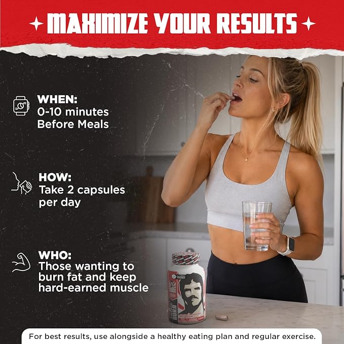 Old School Labs Premium Thermogenic Fat Burner for Men & Women, 120 Caps | Weight Loss Pills for Preserved Lean Muscle & Burn Stubborn Fat, Appetite Suppressant for Weight Loss for Increased Energy