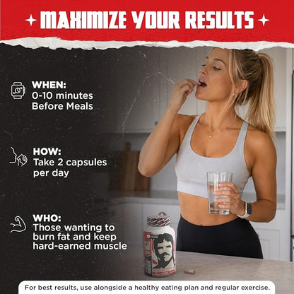 Old School Labs Premium Thermogenic Fat Burner for Men & Women, 120 Caps | Weight Loss Pills for Preserved Lean Muscle & Burn Stubborn Fat, Appetite Suppressant for Weight Loss for Increased Energy