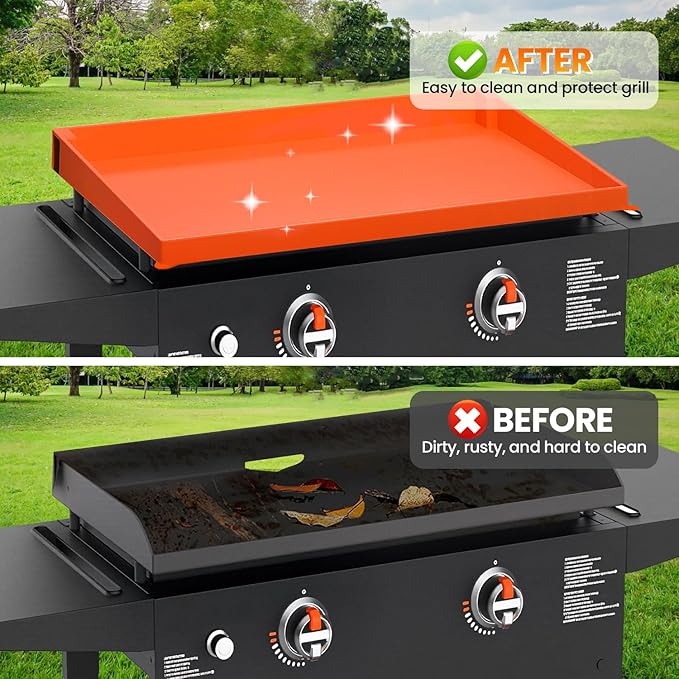 TAOMAND 36" Blackstone Silicone Griddle Cover and Blackstone Griddle Accessories | Comprehensive Protection | Thick & Durable | Reusable & Premium Food-Grade Silicone Grill Mat | from Dirt & Rust