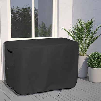 Patio Prep Table Cover for 52 Inch Keter Unity XL Portable Table, Waterproof Weather-Resistant BBQ Grill Prep Table Cover 54L x 22W x 35H, Black