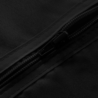 SARAFLORA Outdoor and Indoor Tablecloth -60x120 inch, Black Wrinkle Free Washable Waterproof Table Cloth with Umbrella Hole and Zipper Rectangle Table Cover for Spring/Summer/Patio/Picnic/BBQS/Party