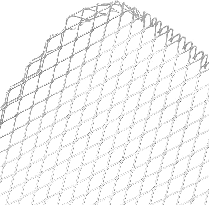 25 PCS Grill Toppers, 12 x 15 Inch Grill Mesh Mats, Aluminum Grill Liners for Grilling Outdoor Camping Backyards, Silver