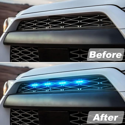 RGB Led Grill Lights for 2014-2019 Toyota 4runner Raptor Light | Trd Pro SR5 Off-Road Limited Grille Grills Light, Raptor Lights for 4Runner TRD Pro 2020 2021 2022 2023 2024