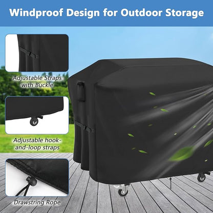 Grill Cover for Blackstone 36 Inch 1825 1863 2122 2177 2210 2212 2230 2266 2314 2466 Omnivore Propane Griddle, Outdoor Waterproof BBQ Griddle Cover - 67 x 26 x 34 Inch