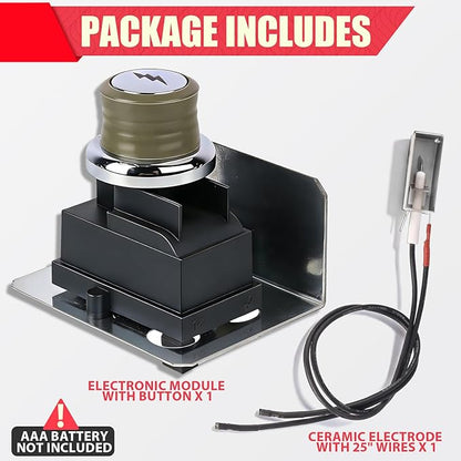 91360 Grill Igniter Kit for Weber Spirit E310 EP320 E210 SP310 SP320 E215 S320 Side-Control Grills Igniter Replacement, Grill Ignitor for Weber 1819-51 1836-32 Grill Ignition, 67726, 67847, 81315