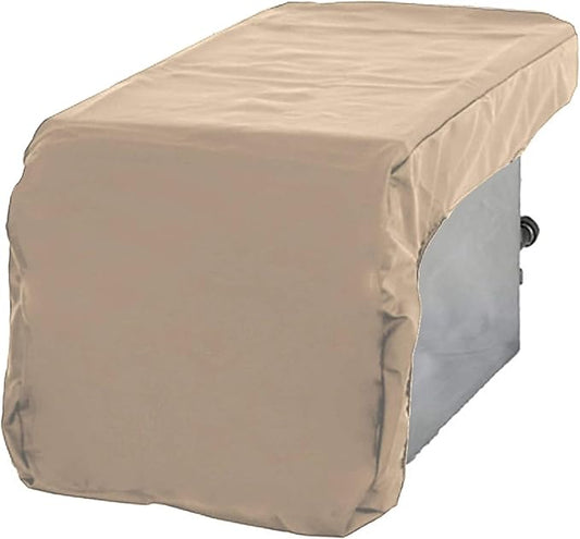 Formosa Covers Built-in Side Burner Cover Fits Wolf SB19, 19.5 Inch Heavy-Duty Waterproof Taupe Polyester Outdoor BBQ Island Guard