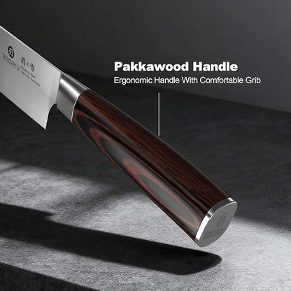 imarku Chef Knife 8 Inch, Professional Kitchen Knife in Japanese HC Steel, Super Sharp Knife With Ergonomic Handle, Cooking Knife With Gift Box, Kitchen Gadgets, Best Gifts for Family and Friends