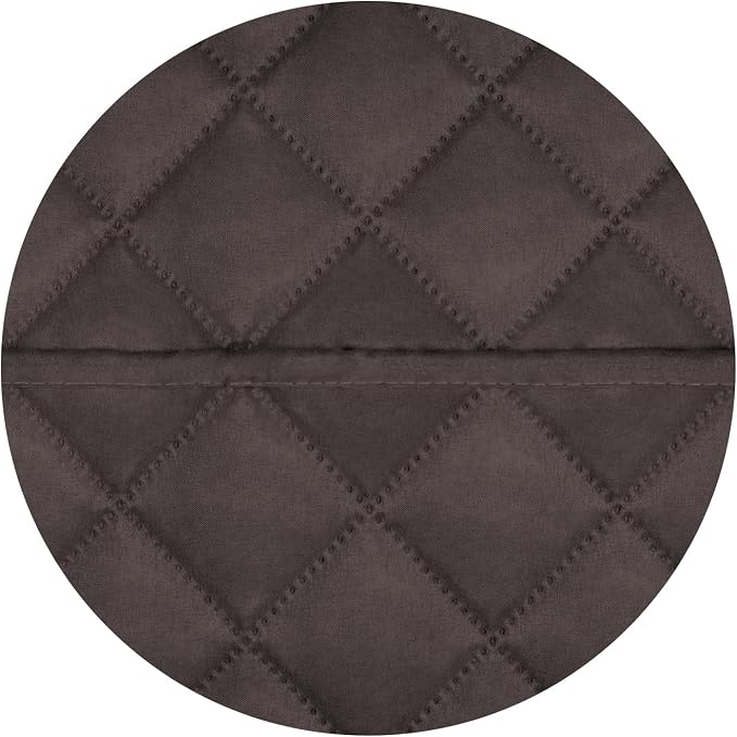 PureFit Reversible Quilted Couch Covers for Dogs Loveseat Sofa Cover 54" | Chocolate/Chocolate, Water Resistant Couch Protector, Washable Pet Couch Cover with Non Slip and Elastic Straps For Kids