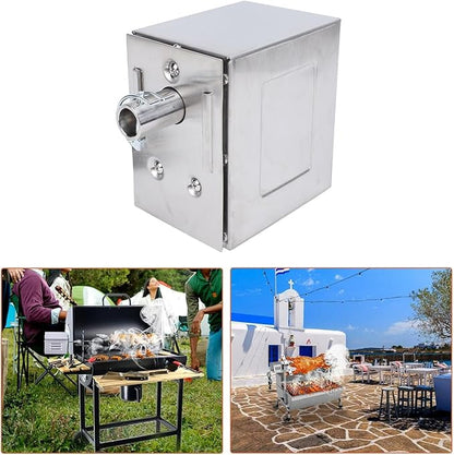 Yosoo Electric Rotisserie Motor, Stainless Steel 45W Grill Electric Rotisserie Motor for Pig Goat Chicken Roaster BBQ 45W Grill Motor Grill Electric Replacement Rotisserie Motor Grill Rotisseries