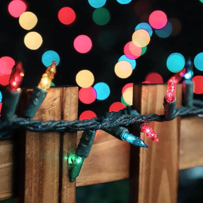 Easter Decorations Mini String Lights, 150 Count 31.9Ft Pink & Multicolor Easter Lights, Plug in Waterproof Easter Lights for Indoor Outdoor Easter Garland, Tree, Party & Holiday Decor
