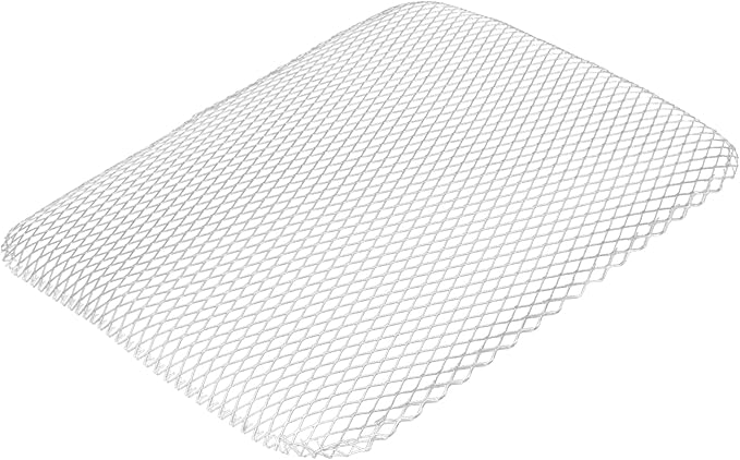 25 PCS Grill Toppers, 12 x 15 Inch Grill Mesh Mats, Aluminum Grill Liners for Grilling Outdoor Camping Backyards, Silver