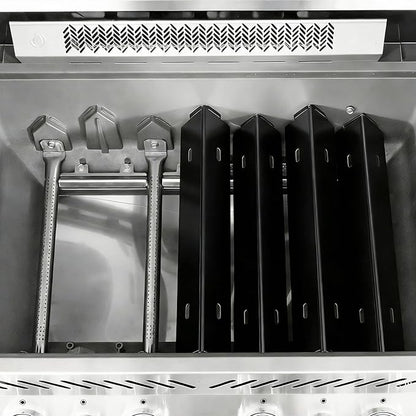 P500RSIBNK-3 Grill Replacement Part Kit for Napoleon Prestige 500 & Pro 500 Gas Grill Parts, Grill Grates & Heat Plate and Burner for Napoleon Built-in Prestige 500, Replace for Napoleon BIP500RBNSS-3