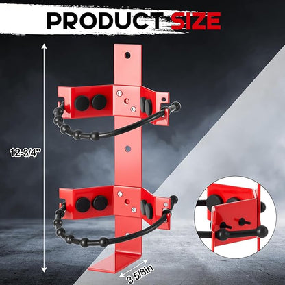 RattanView 2 Pcs Fire Extinguisher Mount Bracket Adjustable, Supports up to 10 lb, Heavy-Duty and Easy Installation, Ideal for Home, Truck, RV, Boat, Commercial Use, Secure and Durable Holder