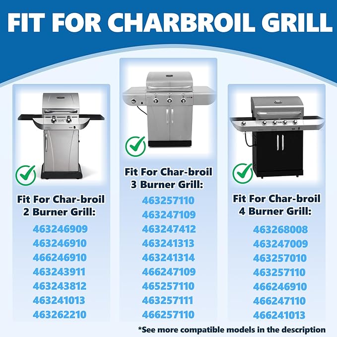SafBbcue Replacement Grill Parts for Charbroil Infrared Grates 463241013 463243812 463246909 463262210 463270610 463273614 466241013 466247110