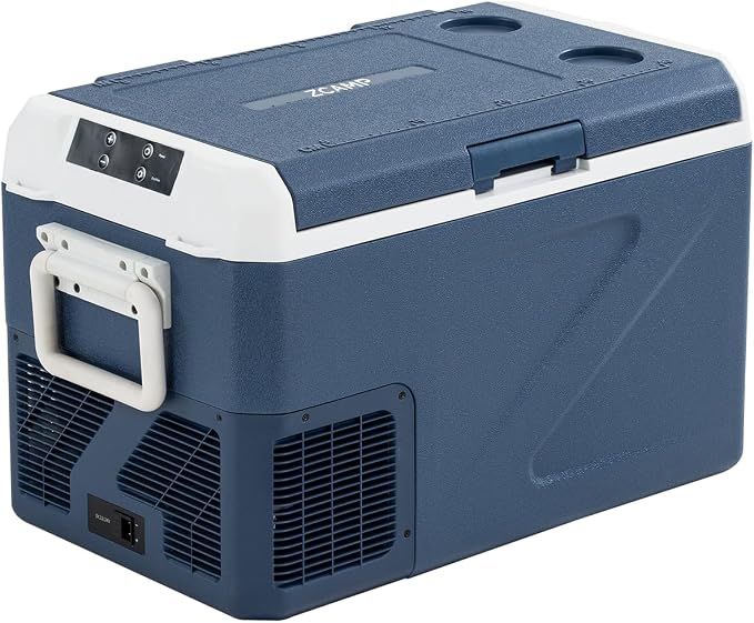 ICF31 12 Volt Car Refrigerator,34QT/32L Portable Freezer Electric Cooler -4℉~68℉,12/24V DC 100-240V AC Car Fridge for Camping, Road Trips, RV, Truck
