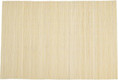 Dining Table Placemat, Heat-Resistant Place Mat Stain Resistant Anti-Skid Washable Bamboo Table Mat Placemat Kitchen Table mat… (Original Color)