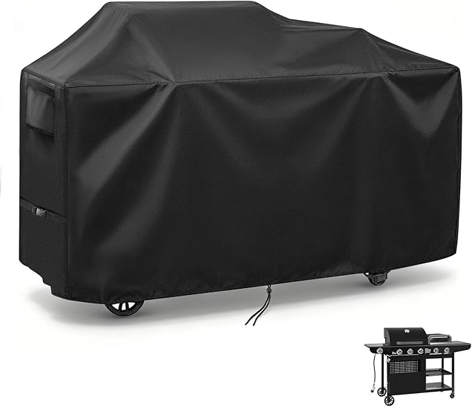66 Inch Grill Cover for Royal-Gourme-t ZH3004H 3-in-1, Outdoor Waterproof Cover for BBQ Propane Gas Grill and Pizza Oven Combo with Side Burner- 66x25x44 in