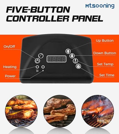 9907170133 Digital Control Panel LED Display Replacement for Masterbuilt MB21071218, MB21072319, MB21072719 Other Models Digital Electric Smoker Grill Models Controller