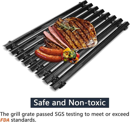 Hongso 16 13/16" Porcelain Grill Grates Replacement Parts for Charbroil Classic, Advantage 4 Burner 463436215 463420508 463461614 463460708 463439914, Kenmore 463420507, Master Chef, Thermos Gas Model