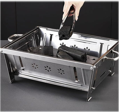 Barbecue oven household grilled fish oven charcoal outdoor barbecue grill outdoor small charcoal barbecue oven
