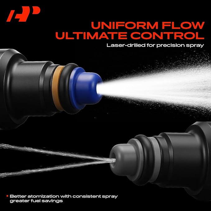 A-Premium Set of 4 Fuel Injectors Compatible with Toyota Camry 2010-2017, RAV4 2009-2018, Highlander 2009-2019, Sienna 2011-2013, Avalon 2013-2018, Venza 2009-2015 & Scion tC & Lexus ES300h, NX300h