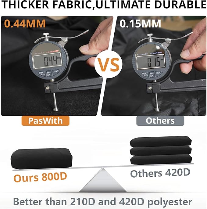 Ultimate Durable 55 Inch Grill Cover for Outdoor Grill,Heavy Duty Waterproof Rip-Proof BBQ Cover,Fade Resistant Gas Grill Cover with Straps,3-4 Burner Barbecue Cover for Weber Char-Broil Nexgrill,etc