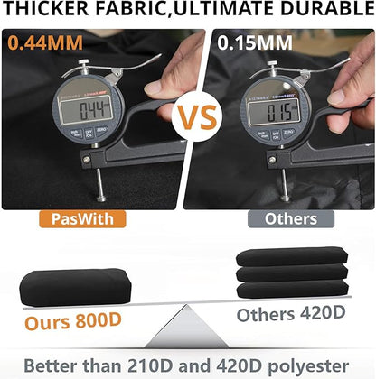Ultimate Durable 55 Inch Grill Cover for Outdoor Grill,Heavy Duty Waterproof Rip-Proof BBQ Cover,Fade Resistant Gas Grill Cover with Straps,3-4 Burner Barbecue Cover for Weber Char-Broil Nexgrill,etc