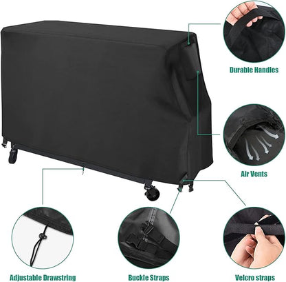 Outdoor Prep Cart Cover for Expert Grill Superior Preparation Cart,Waterproof Heavy Duty Patio Table Grill Cart Cover - 40 x 18 x 35 Inch