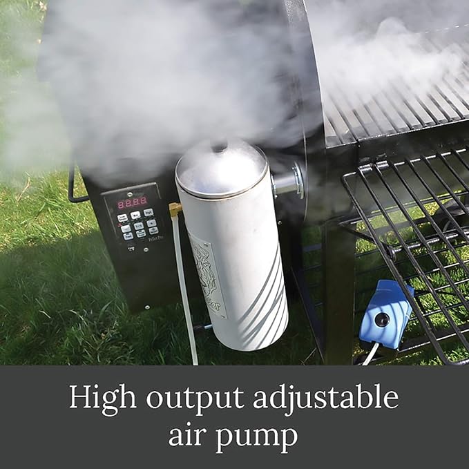 Magnum P.I.G. Cold Smoke Generator – Heavy-Duty USA-Made Aluminum Body, Works with All BBQ & Pellet Grills – 2.5 hr Burn Time