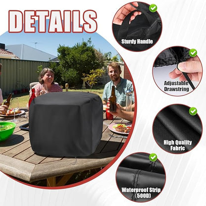 Pizza Oven Cover, Waterproof Pizza Oven Indoor Outdoor Covers - 34"L x 28"W x 43"H