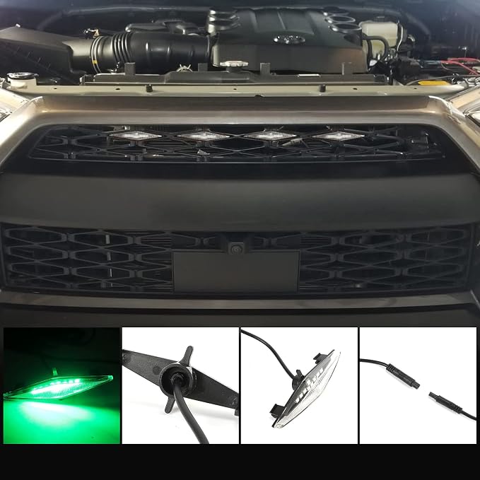 RGB Grill LED Lights for 2014-2019 Toyota 4Runner,2014-2024 TRD Pro ONLY | Front Grille LED light for 4Runner SR5,TRD Off-Road,Limited 2014-2019,4runner TRD Pro 2014-2020 Includes Fuse Instruction