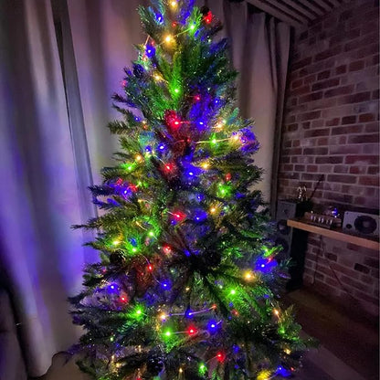 66FT 200 LED Fairy Lights with Remote, Plug in Twinkle Light Outdoor Indoor | 8 Modes, Timer, Dimmable, Memory Function, Waterproof Multicolor String Lights for Bedroom Garden Party Christmas Decor