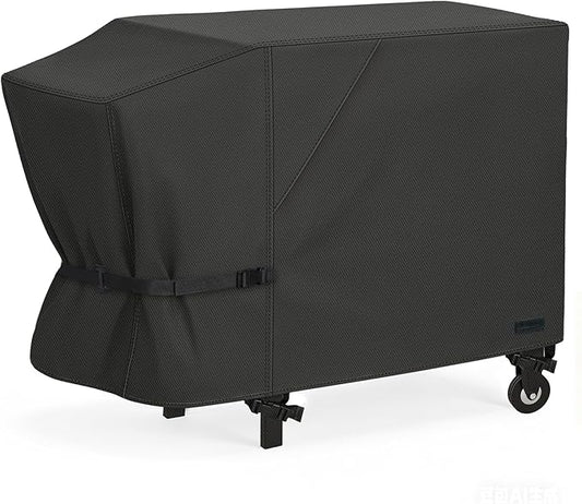 NettyPro Griddle Cover for Blackstone 28" Griddle with Single Shelf, Waterproof Heavy Duty 2 Burner Flat Top Gas Grill Cover 28" Cooking Station Camping, Black