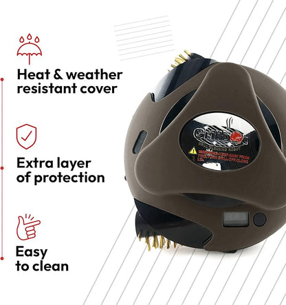 Grillbot Silicone Covers, Ultimate Protection for Your Robotic Grill Cleaner - Durable, Heat & Weather Proof, Easy-to-Use Grillbot Skin