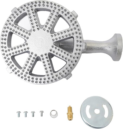COOKAMP Cast Iron Propane Burner Head with Brass Fitting Orifice (SH16-DIY Burner)
