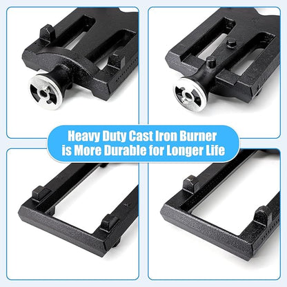 Grill Burner Replacement for DCS 36-Inch & 48-Inch Built-in Gas Grills, DCS Burner Replacement, Grill Parts Replacement for DCS 36" 48" BBQ Grills, 20 1/2" Cast Iron Burner for DCS BBQ
