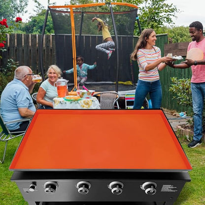 36" Heavy Duty Silicone Grill Mat for 36" Blackstone Griddle Accessories Griddle Mat,Grill mats for Outdoor Grill Deck Protector,Reusable Grill Covers